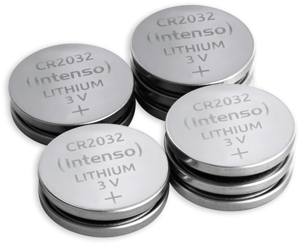 INTENSO Lithium-Knopfzelle CR2032, 10 Stück - Produktbild 2