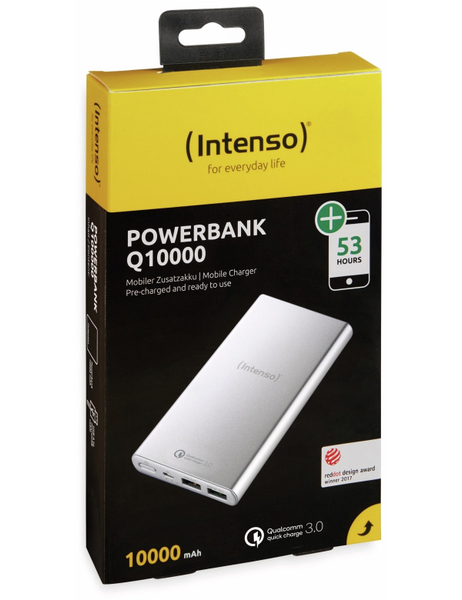 Intenso USB Powerbank 7334531 Q10000, 10.000 mAh, silber - Produktbild 5