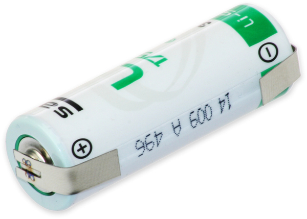 SAFT Lithium-Batterie LS 17500-CNR, A, mit Lötfahne, 3,6 V-, 3600 mAh