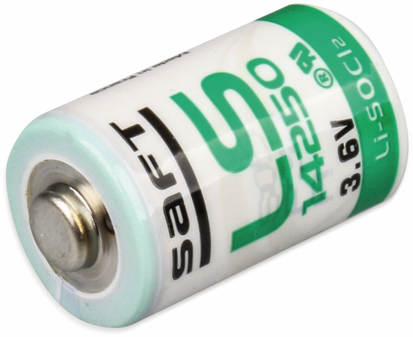 SAFT Lithium-Batterie LS 14250, 1/2 AA (Mignon), 3,6 V-, 1200 mAh - Produktbild 2
