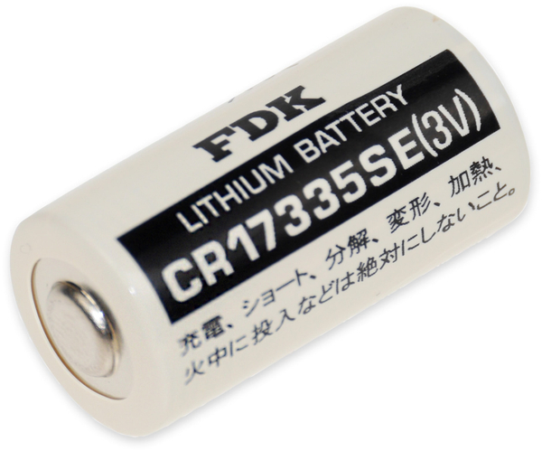 FDK CORPORATION FDK Lithium-Batterie CR 17335SE, 2/3A-Zelle, 3 V-, 1800 mAh