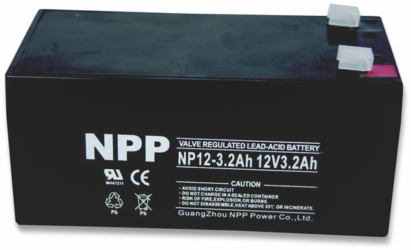 NPP Blei-Akkumulator NP12-3.2, 12 V-, 3200 mAh