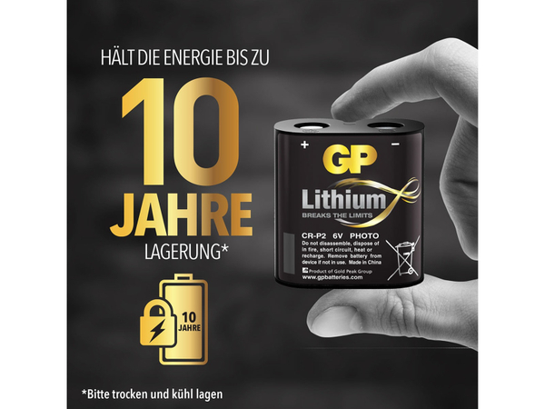 GP Lithium-Batterie CRP 2 1 Stück - Produktbild 6