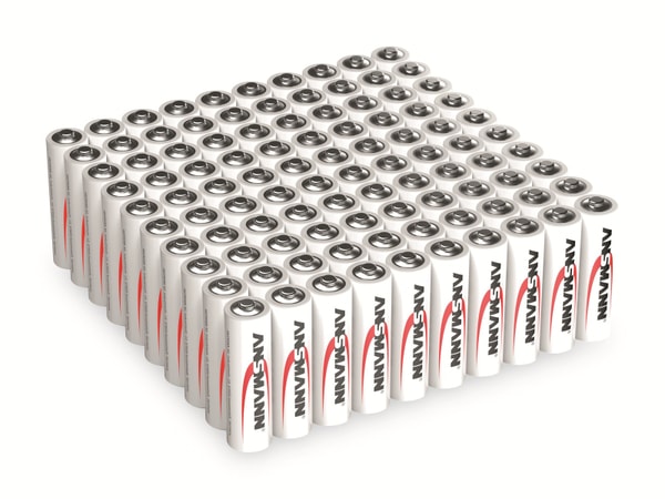 ANSMANN Mignon-Batterie-Set, Alkaline, 100 Stück
