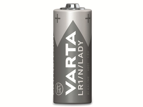 VARTA Batterie Alkaline, LR1, N, LADY, 1.5V, Electronics, 2 Stück - Produktbild 2