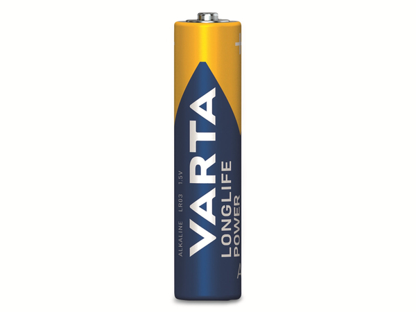 VARTA Batterie Alkaline, Micro, AAA, LR03, 1.5V, Longlife Power, 10 Stück - Produktbild 2