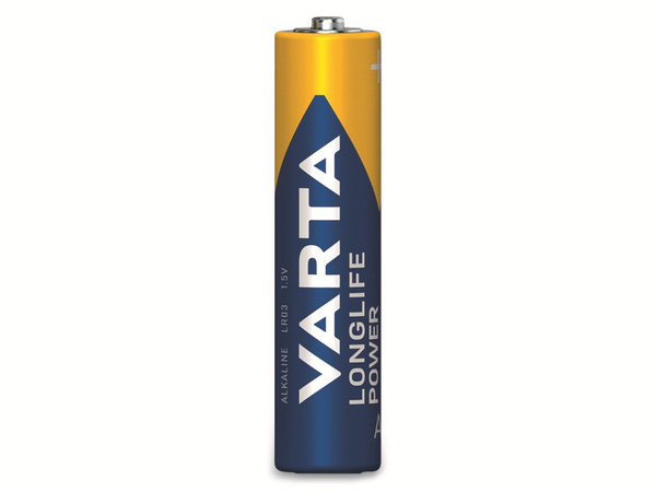 VARTA Batterie Alkaline, Micro, AAA, LR03, 1.5V, Longlife Power, 40 Stück - Produktbild 2