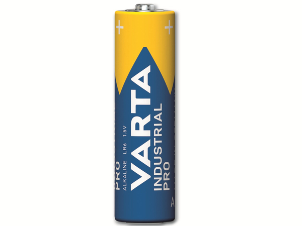 VARTA Batterie Alkaline, Mignon, AA, LR06, 1.5V, Industrial Pro, 40 Stück - Produktbild 2