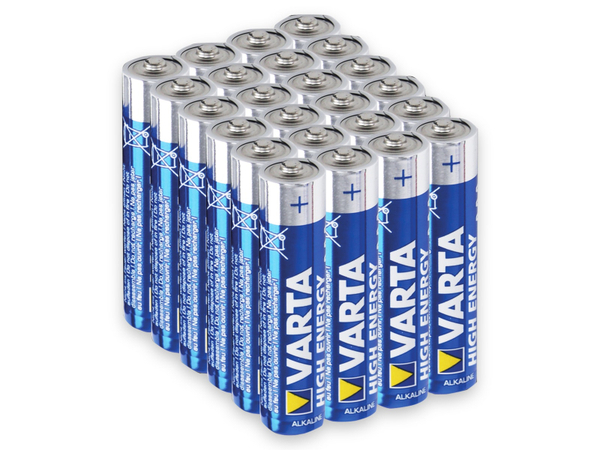 VARTA Micro-Batterien HIGH ENERGY, 24 Stück