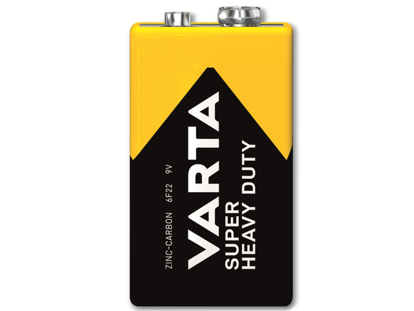 VARTA Batterie Zink-Kohle, E-Block, 6F22, 9V, Superlife, 1 Stück - Produktbild 2