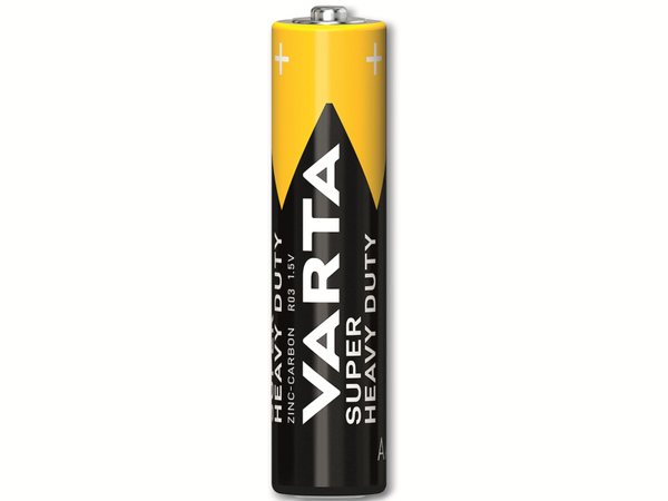 VARTA Batterie Zink-Kohle, Micro, AAA, R03, 1.5V, Superlife, 4 Stück - Produktbild 2