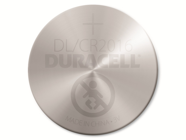 DURACELL Lithium-Knopfzelle CR2016, 3V, Electronics, 2 Stück - Produktbild 2
