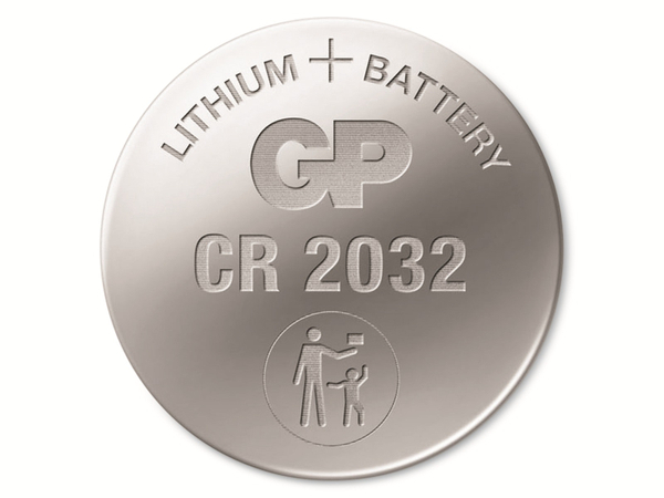 GP Lithium-Knopfzelle CR2032, 3V, 20 Stück - Produktbild 2