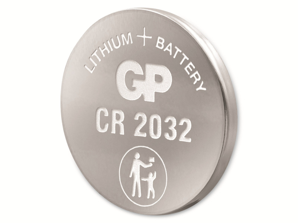 GP Lithium-Knopfzelle CR2032, 3V, 20 Stück - Produktbild 3