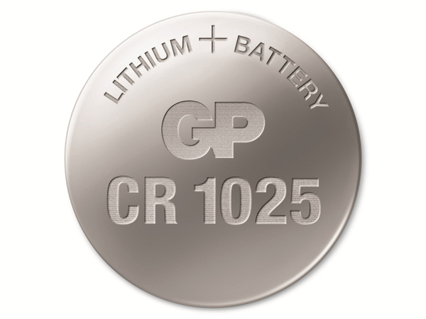 GP Lithium-Knopfzelle CR1025, 3V
