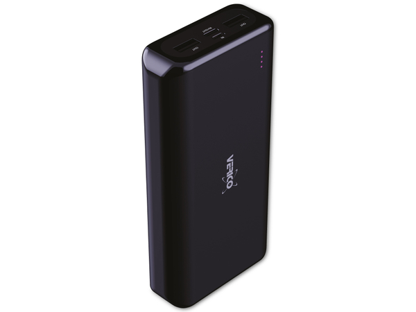 VERICO USB Powerbank Power Pro PD V2, 20.000mAh, schwarz