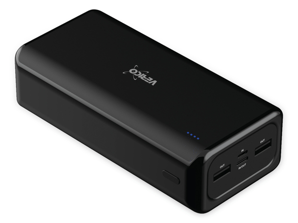 VERICO USB Powerbank Power Pro PD V2, 30.000mAh, schwarz - Produktbild 2