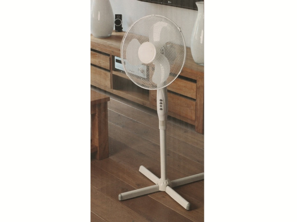 Stand-Ventilator, Ø 40 cm, 42 W, weiß - Produktbild 3