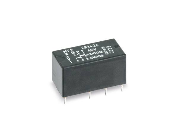 AXICOM Miniatur Signal-Relais MT2-C93426, 48 V-, 2 Wechsler