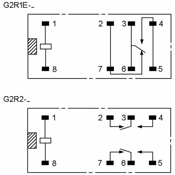 OMRON Relais G2R1E-12, print, 1xUM, 12 V-, 16 A - Produktbild 3