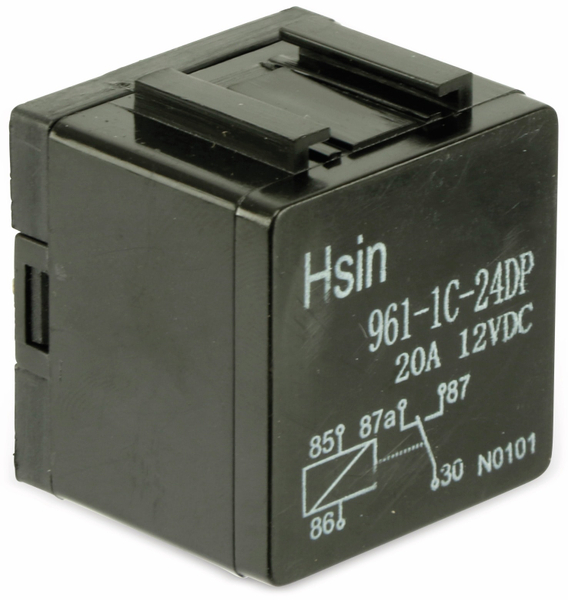 KFZ Printrelais Hsin 961-1C-24DP, 24V-, 20A, Wechsler - Produktbild 2