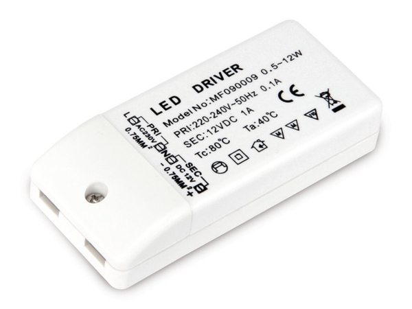 CHILITEC LED-Schaltnetzteil, 12 V-, 12 W