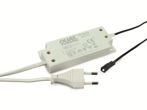 QuatPower LED-Netzteil LN-12-15, 12 V-/15 W