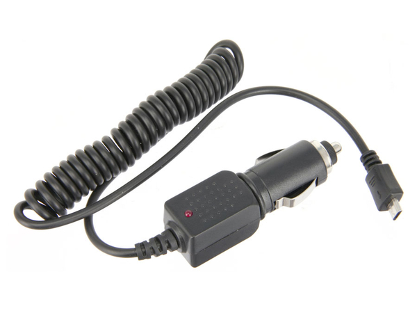 goobay Micro-USB Ladekabel für KFZ oder LKW, 5 V-/1 A