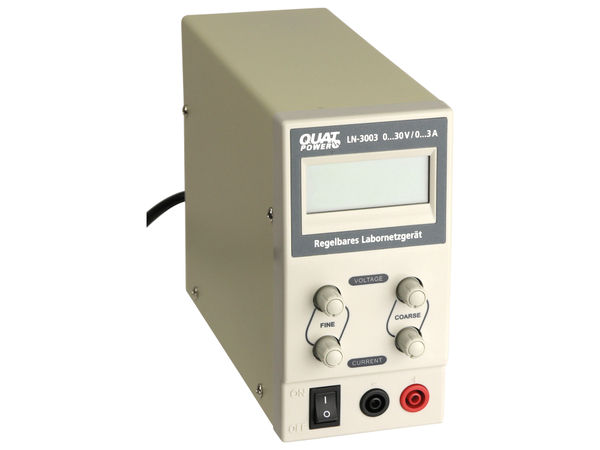QUATPOWER Regelbares Labornetzgerät LN-3003, 0...30 V-/0...3 A - Produktbild 2