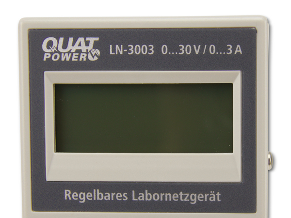 QUATPOWER Regelbares Labornetzgerät LN-3003, 0...30 V-/0...3 A - Produktbild 14