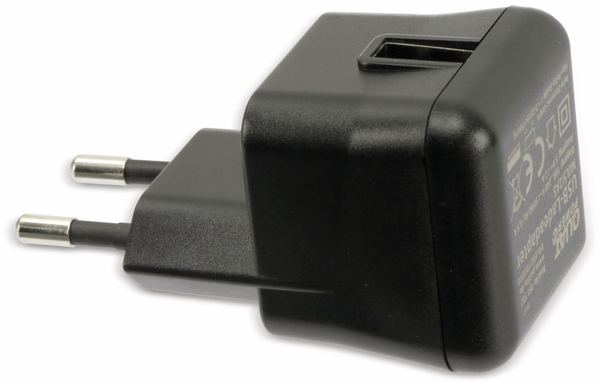 QuatPower USB-Ladeadapter NUL5/2AS, 5 V-/2 A, schwarz
