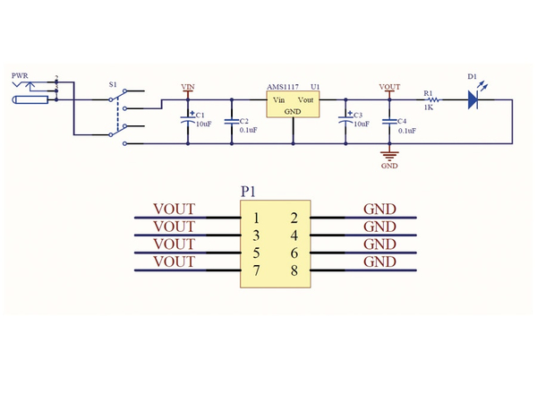 DAYPOWER Spannungsregler-Modul M-SD-AMS1117/3.3 - Produktbild 3