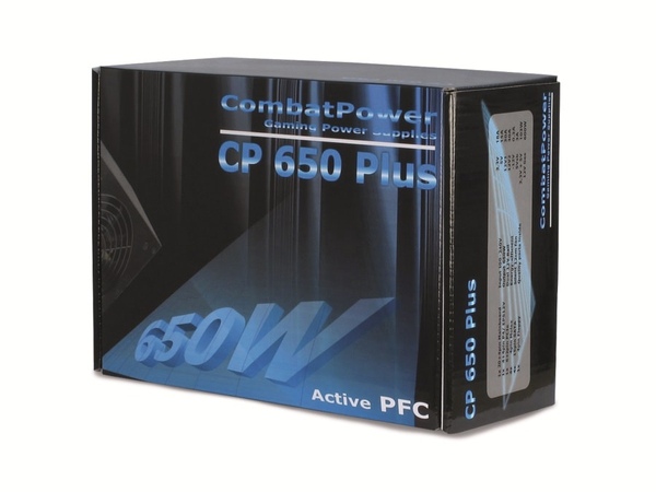 COMBATPOWER ATX2.0 Computer-Schaltnetzteil CP-650W Plus - Produktbild 3