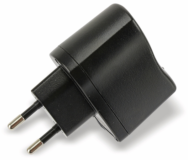 USB-Ladeadapter GAT-0501000, 5 V-/1 A, schwarz - Produktbild 2