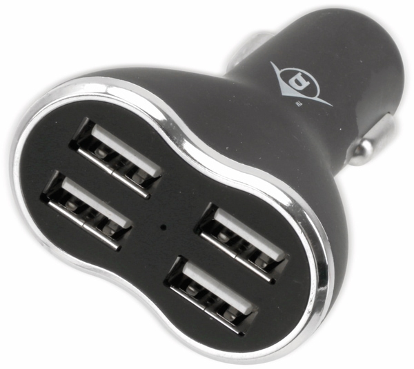 DUNLOP KFZ USB-Lader, 12/24 V-, 4-fach - Produktbild 2