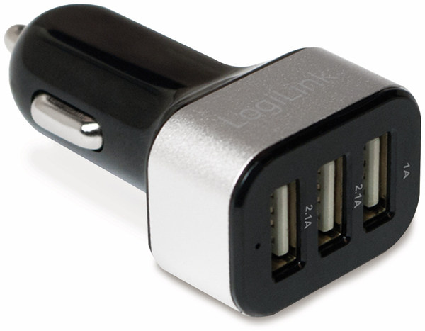 LOGILINK USB-Lader KFZ PA0082, 3-fach, 5,1 A, 25,5 W