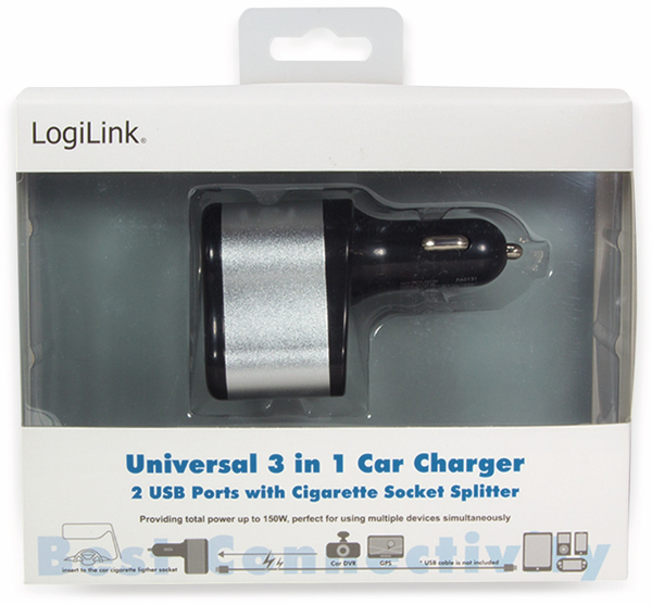 LOGILINK USB-Lader PA0131, KFZ, 2-fach, 5 V/2,1 A - Produktbild 6