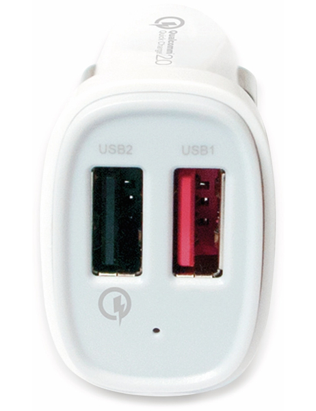 LogiLink USB-Lader, PA0134, KFZ, 2-fach, QC2.0, SmartIQ - Produktbild 3