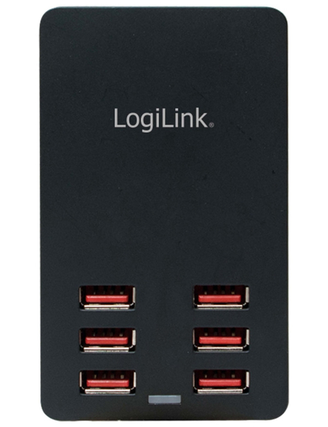 LOGILINK USB-Lader, PA0139, 6-fach, 32W, Tischgerät - Produktbild 4