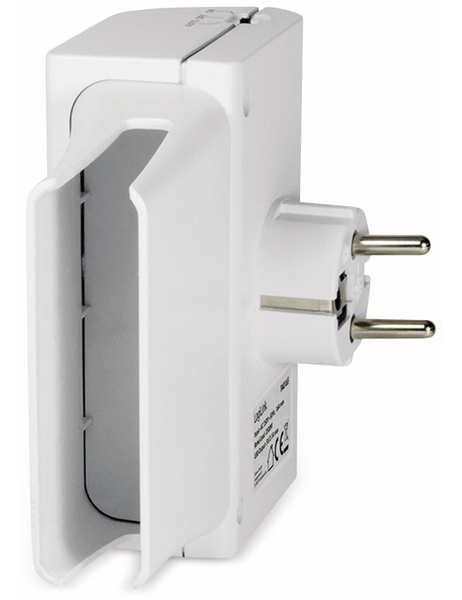 LogiLink USB-Lader, PA0165, Schutzkontaktbuche 2-fach, 2,1A, mit Nachtlicht - Produktbild 7
