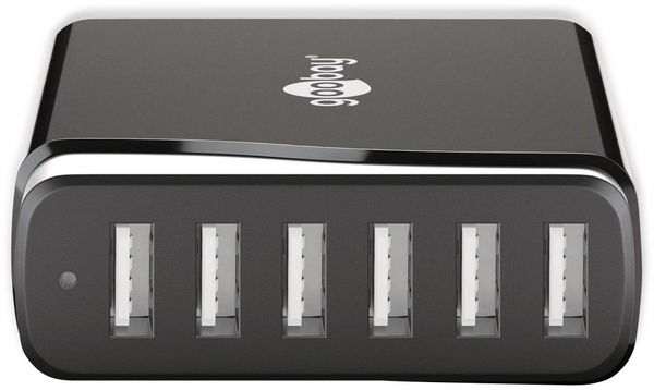 goobay USB-Ladestation 44565 schwarz - Produktbild 2