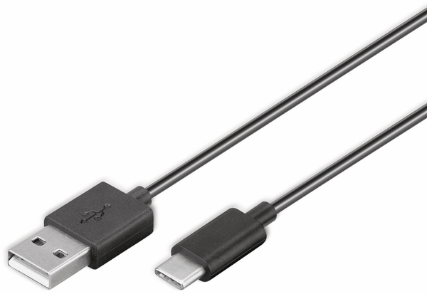 goobay USB-Lader 45847, schwarz, USB Type-C, 2,4 A - Produktbild 2