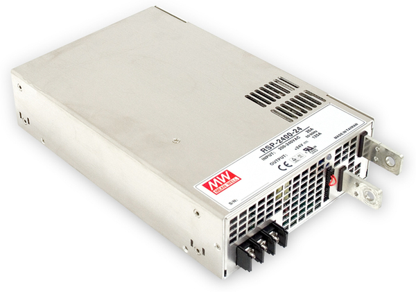 MEAN WELL Schaltnetzteil RSP-2400-24, 24 V-/100 A