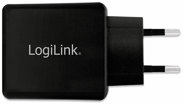 LOGILINK USB-Lader PA0210, 2-fach, 2,4 A, schwarz - Produktbild 2