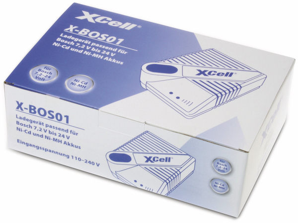 XCell Ladegerät für Bosch 7,2...24 V-, Ni-Cd/Ni-MH Werkzeugakkus - Produktbild 2