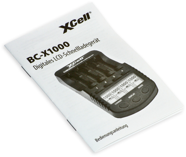 XCELL Ladegerät BC-X1000, mit LCD-Display - Produktbild 5