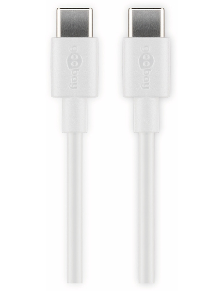 goobay USB-Ladeset 44989, 2-teilig, 3 A, 18 W, weiß - Produktbild 2