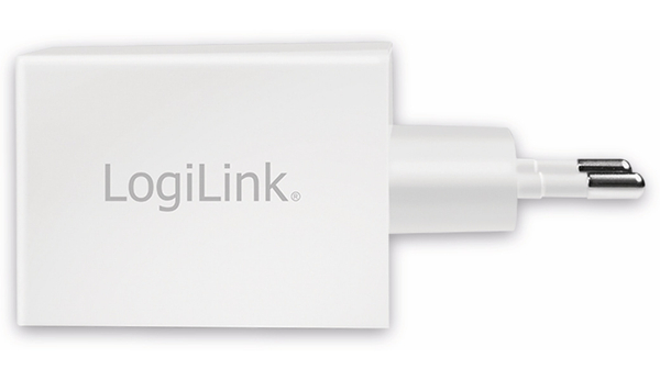 LogiLink USB-Lader PA0230, 2-fach, 48 W, 1xUSB-A, 1xUSB-C, GaN, weiß - Produktbild 3