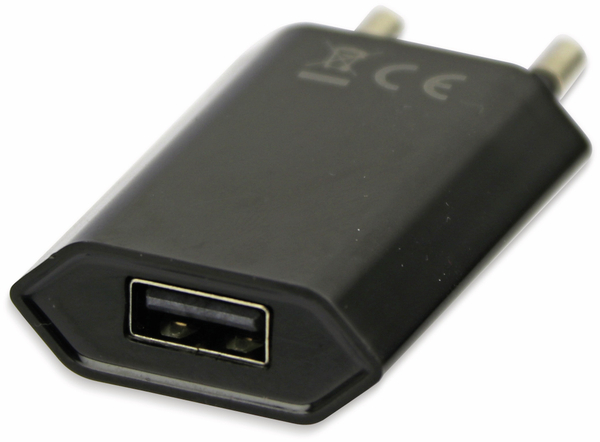 goobay USB-Lader 43750, 1 A, 5 W, schwarz