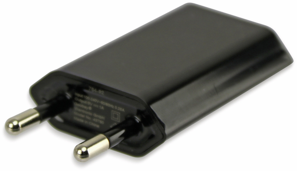 goobay USB-Lader 43750, 1 A, 5 W, schwarz - Produktbild 2